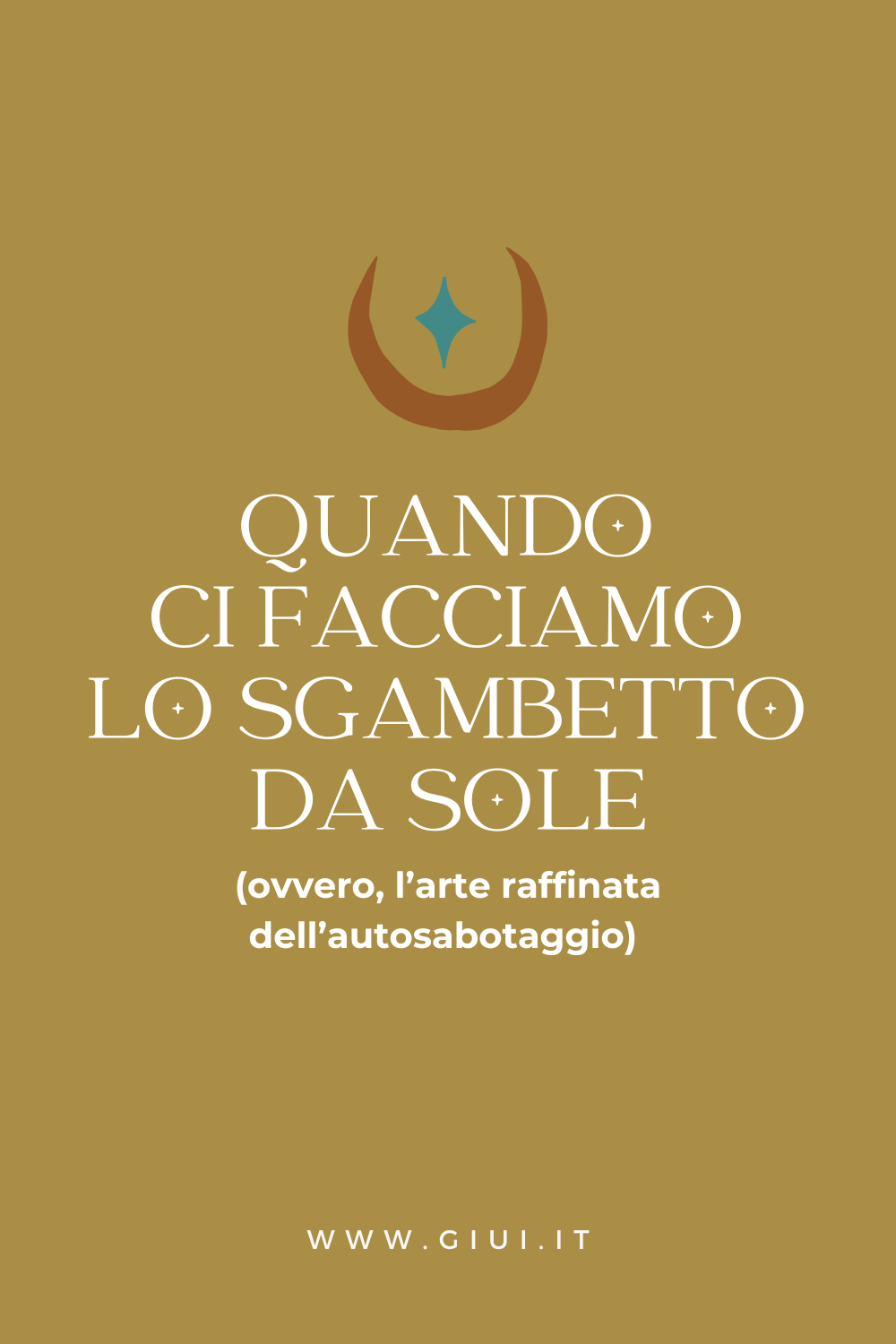 autosabotaggio autosabotaggio